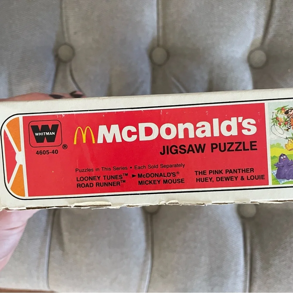 Vintage 1984 McDonald’s 100 piece puzzle